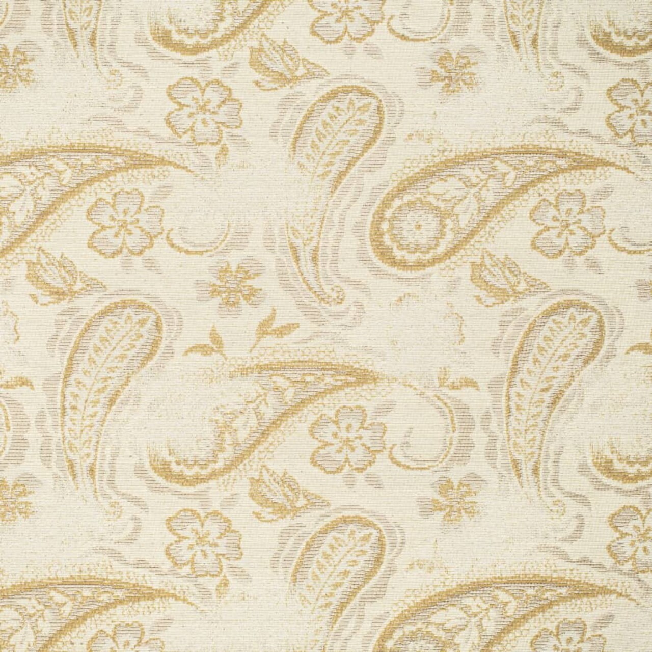 Upholstery Fabric - Gold & Yellow Floral,Paisley Upholstery Fabric 54 Inches"